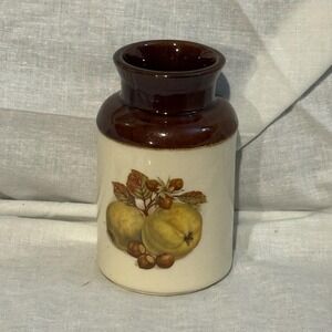 Vintage McCoy Pottery Fruit Festival Cookie Jar / Canister No Lid #251 USA MCM